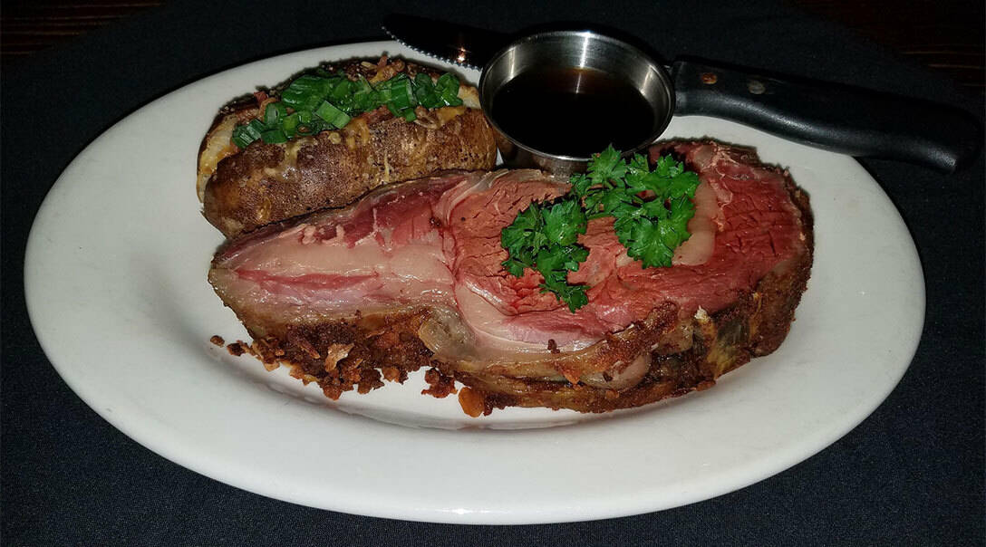 the mill supper club prime rib and baked potato