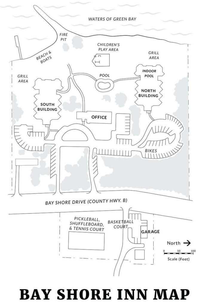 Bay Shore Inn property map