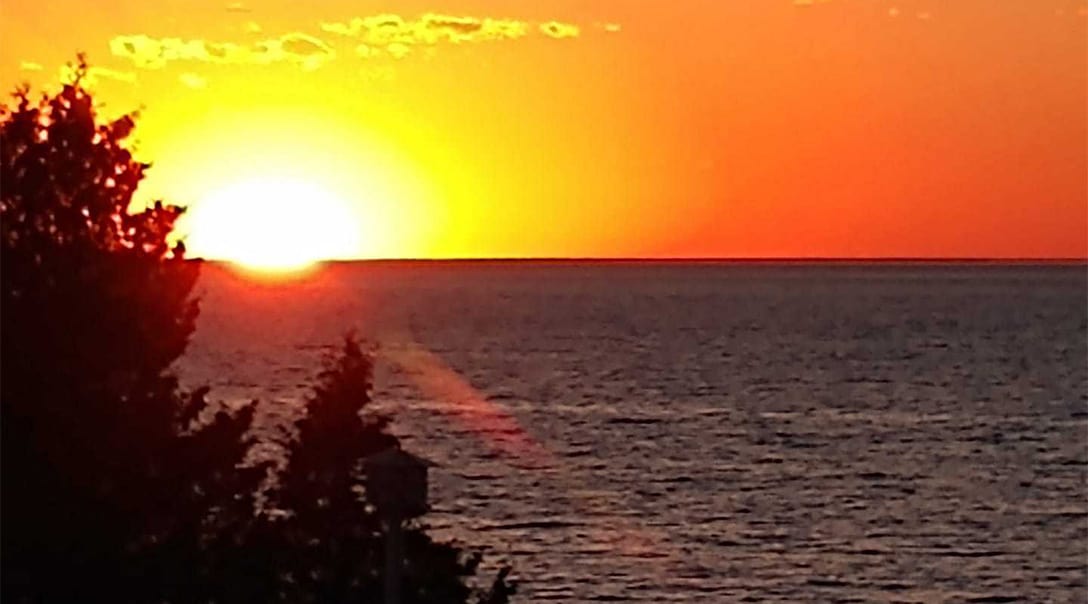 Bay Shore Inn sunset